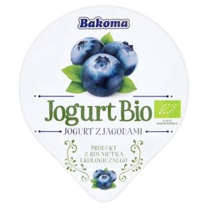 JOGURT BIO JAGODA 140G BAKOMA
