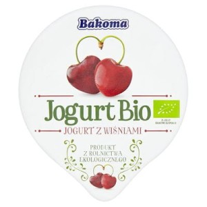 JOGURT BIO WIŚNIA 140G BAKOMA
