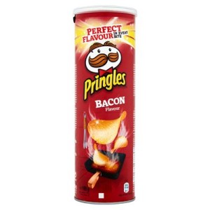 CHIPSY PRINGLES BACON 165G TUBA