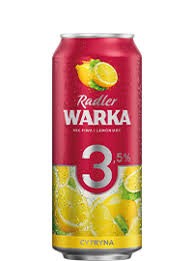 WARKA RADLER CYTRYNA 3,5% 500ML PUSZKA