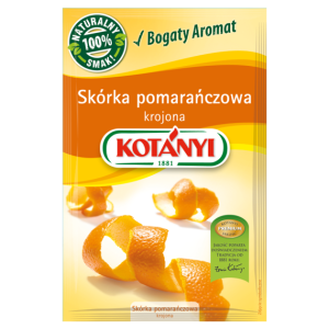 SKÓRKA POMARAŃCZA KROJONA 20G KOTANYI