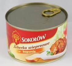 ŻEBERKA WIEPRZOWE 400G SOKOŁÓW