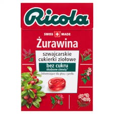 CUKIERKI RICOLA ŻURAWINA 27,5G PERFETTI