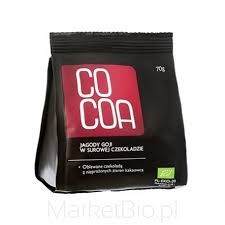 JAGODY GOJI W SUROWEJ CZEKOLADZIE BIO 70G COCOA
