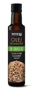 OLEJ SEZAMOWY TŁOCZ NA ZIMNO NIERAF BIO 250ML BIOOIL